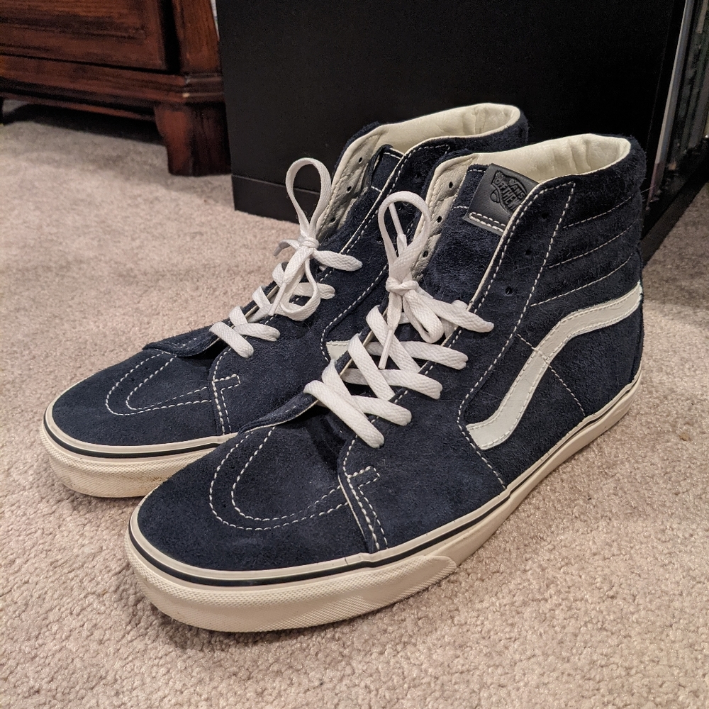 Vans Suede Sk8-Hi Navy Shoes